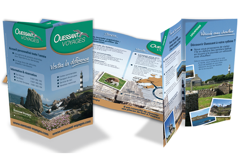 Travaux Print - Ouessant Voyages