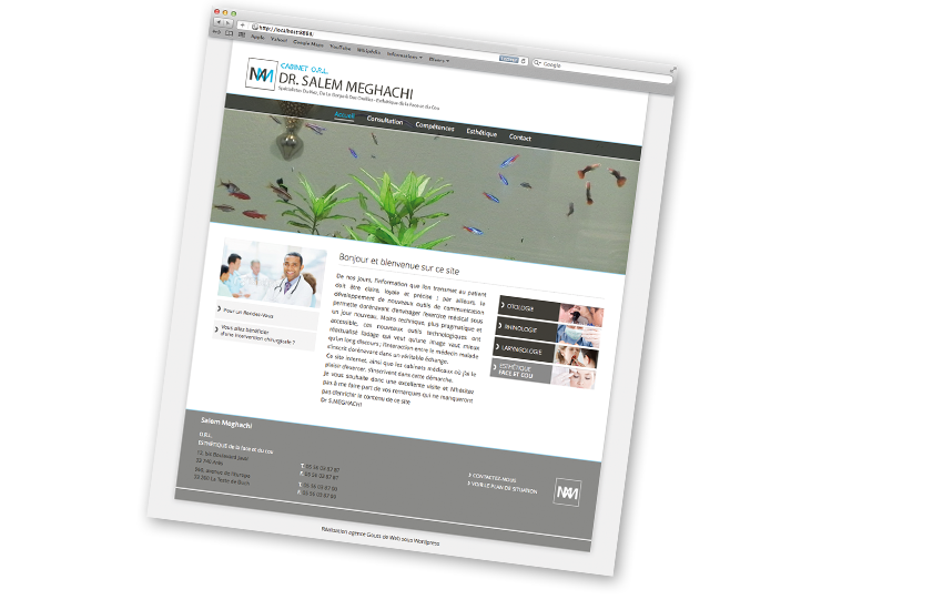 Travaux Web - Médecin ORL